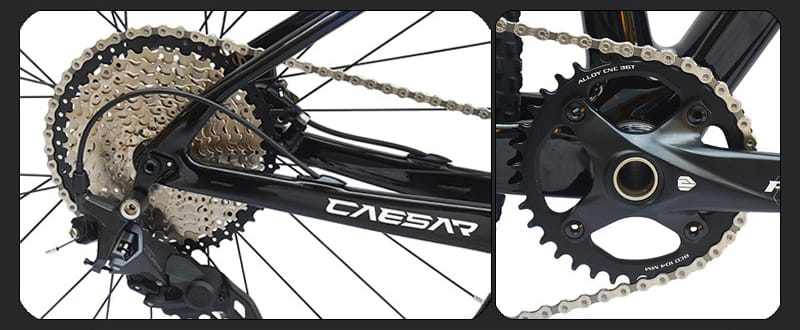 HALDA Caesar 27,5 Mountainbike-cassette en kettingblad