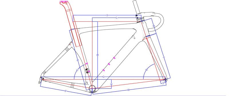 HALDA MIRAGE carbon road bikesSIZE