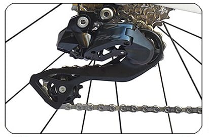 HALDA MIRAGE road bikes shimano rear derailleur