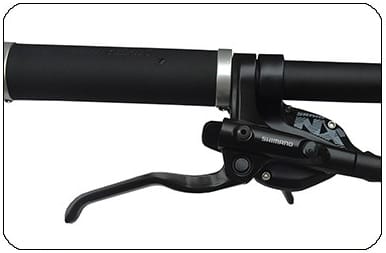 HALDA POISON Gravelbike met plat stuur en handversnelling