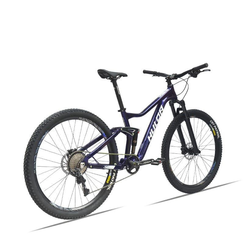 HULDA VALOR Full Suspension MTB Achteraanzicht HULDA VALOR Full Suspension MTB Achteraanzicht