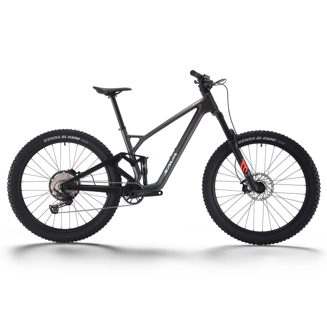 SAVA TITAN Full Suspension Carbon Mountain Bike gray